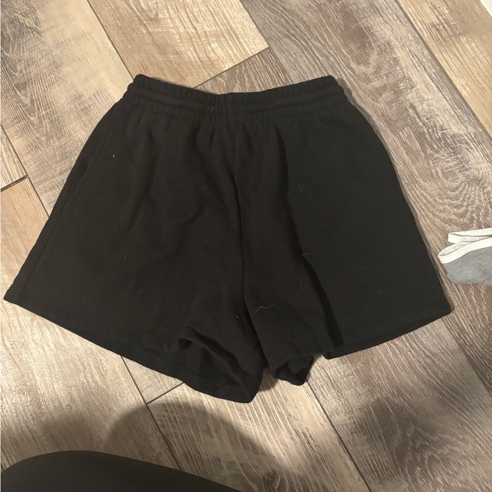 PINK Black Sweatshorts